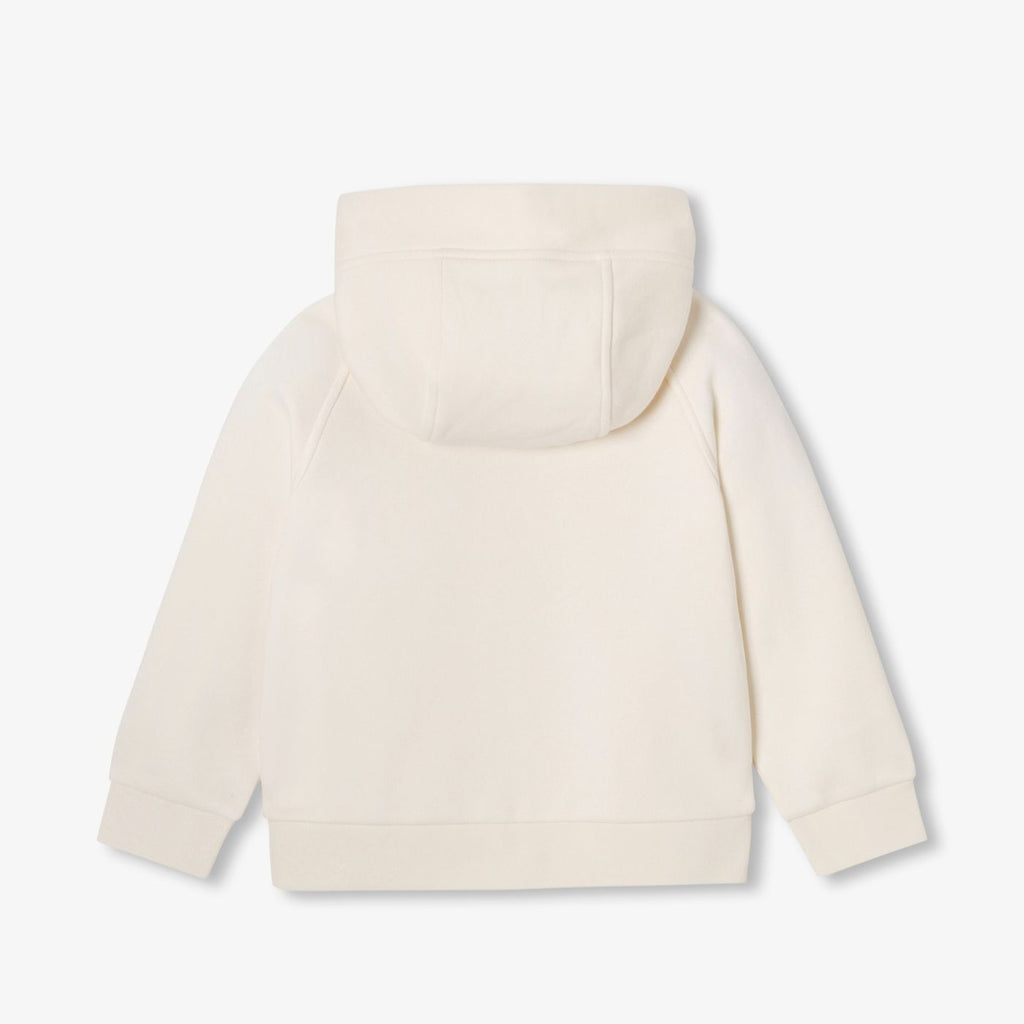 Top Zip-up in Sweatshirt Fabric Boy - Beige Corda