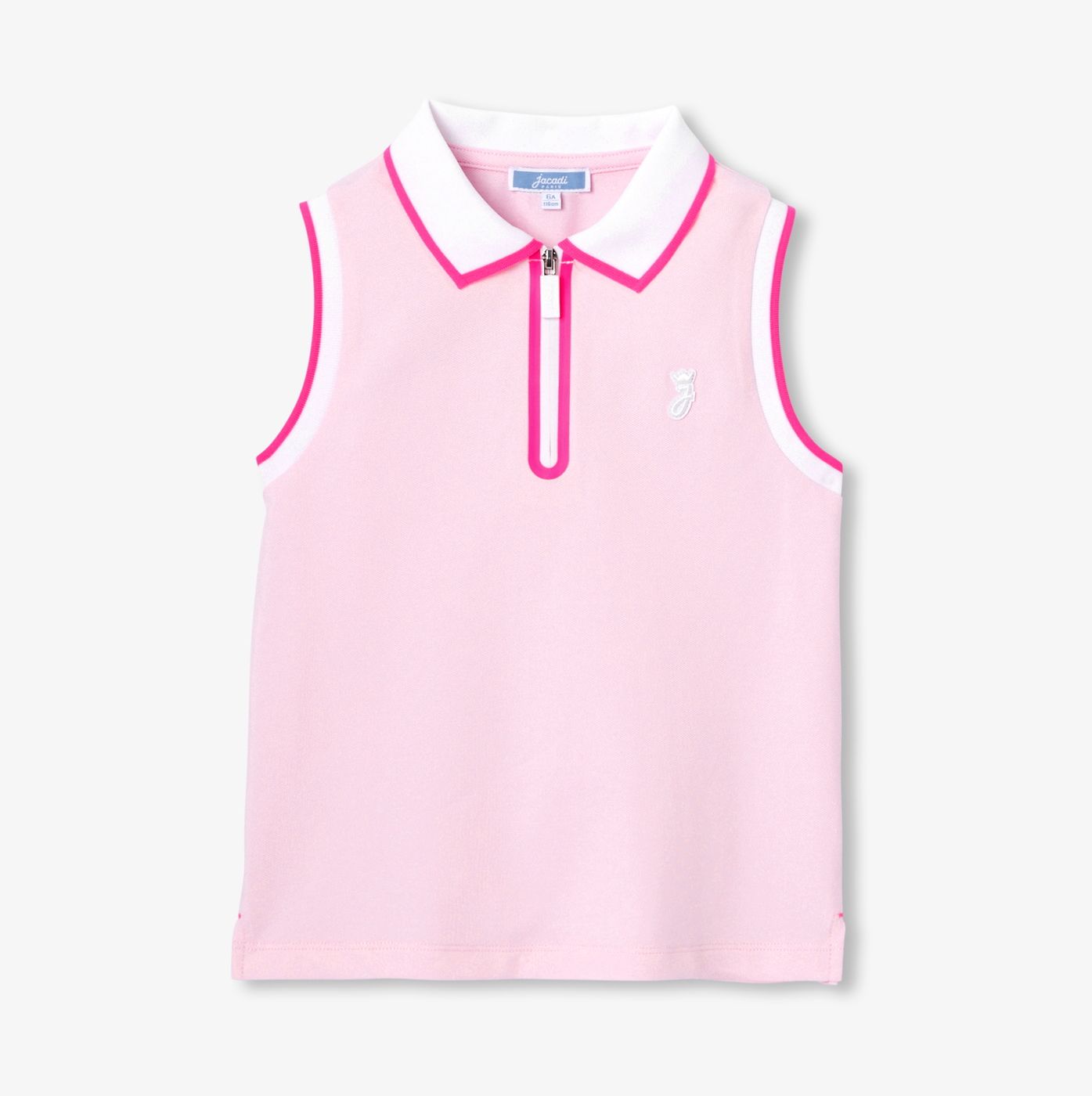 Polo shirt Smanicata Girl - Jacadi Powder Pink