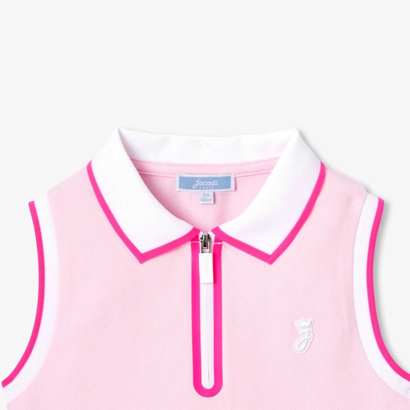 Polo shirt Smanicata Girl - Jacadi Powder Pink