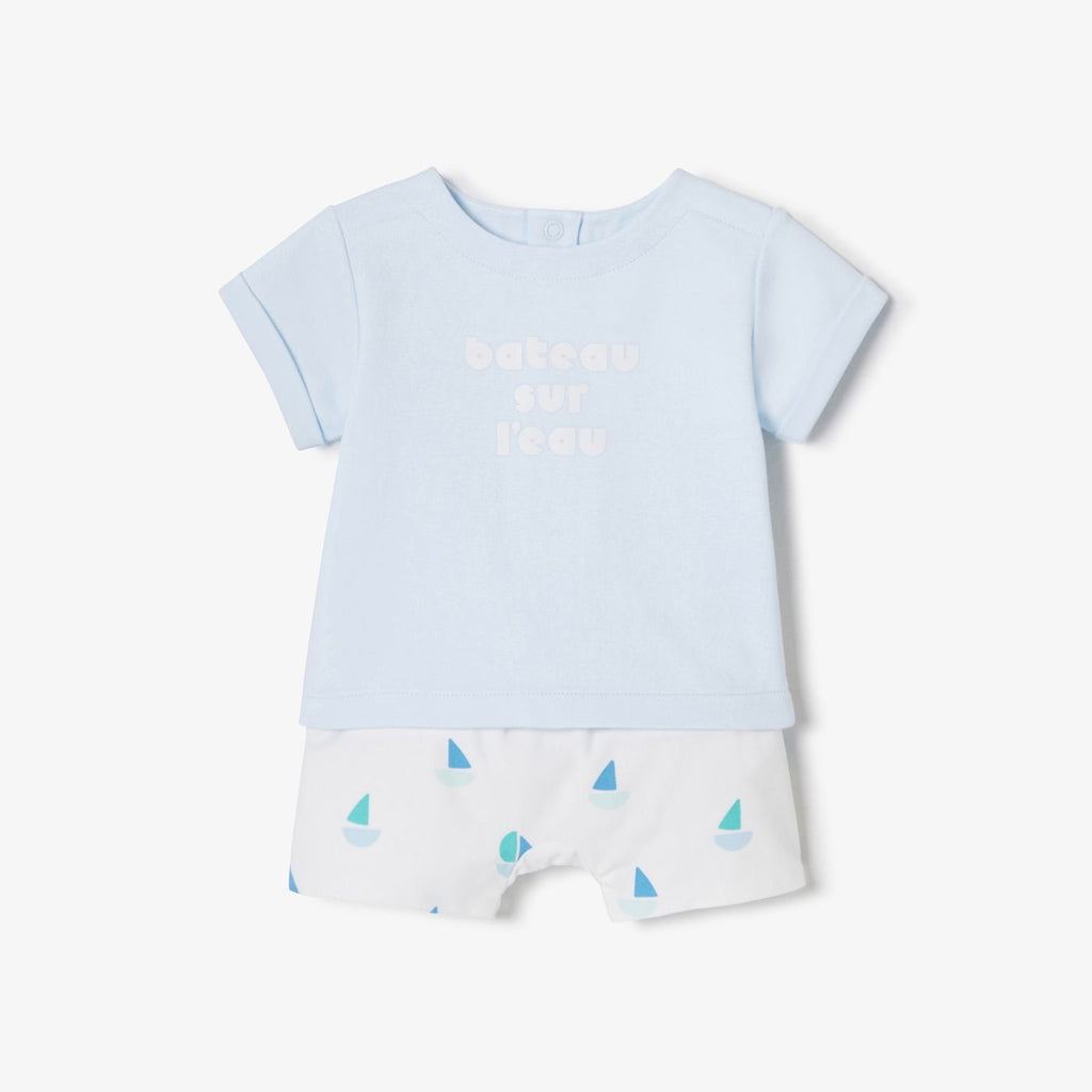 Outfit Set With Shorts Baby Boy - Multicolour