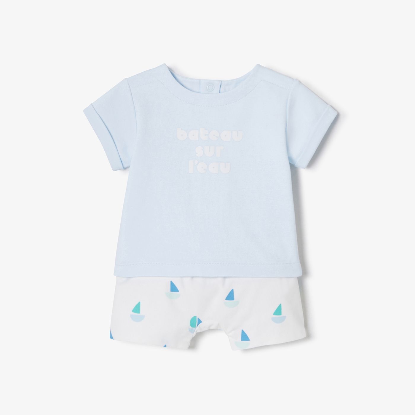 Outfit Set With Shorts Baby Boy - Multicolour