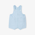 Baby cotton twill short dungarees