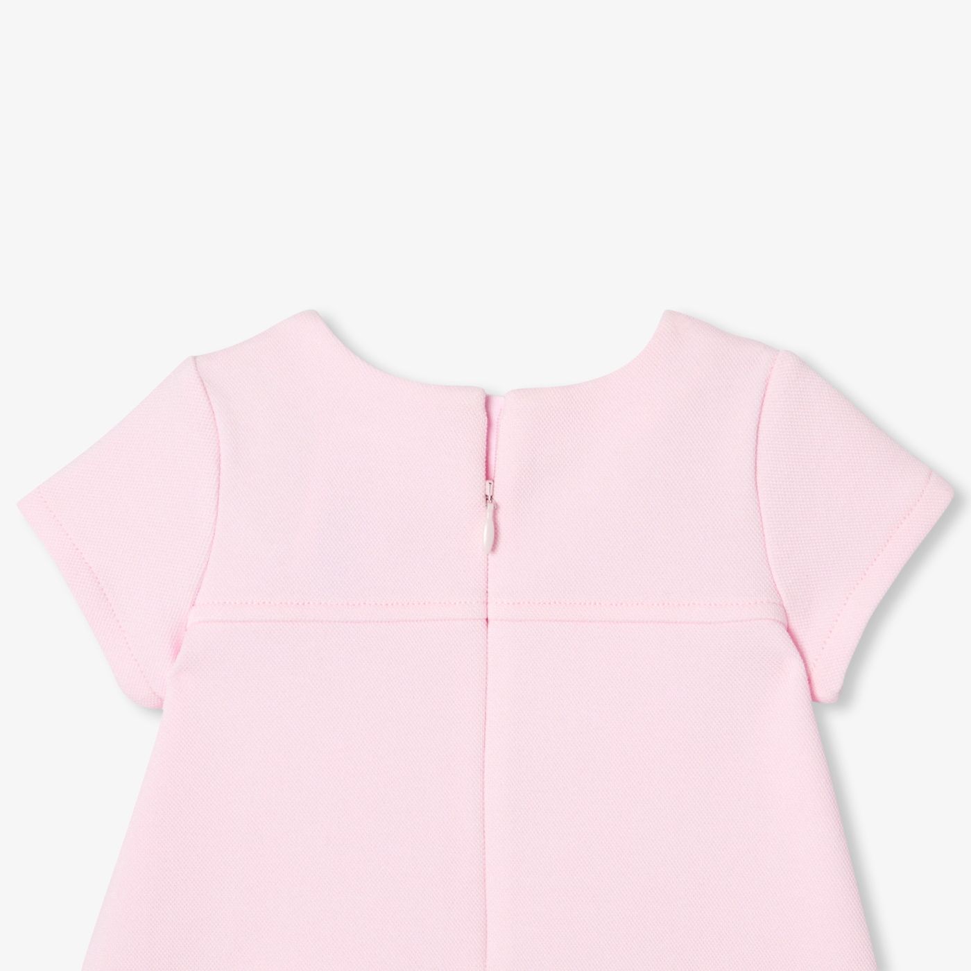 Baby girl cotton pique dress - Jacadi Powder Pink