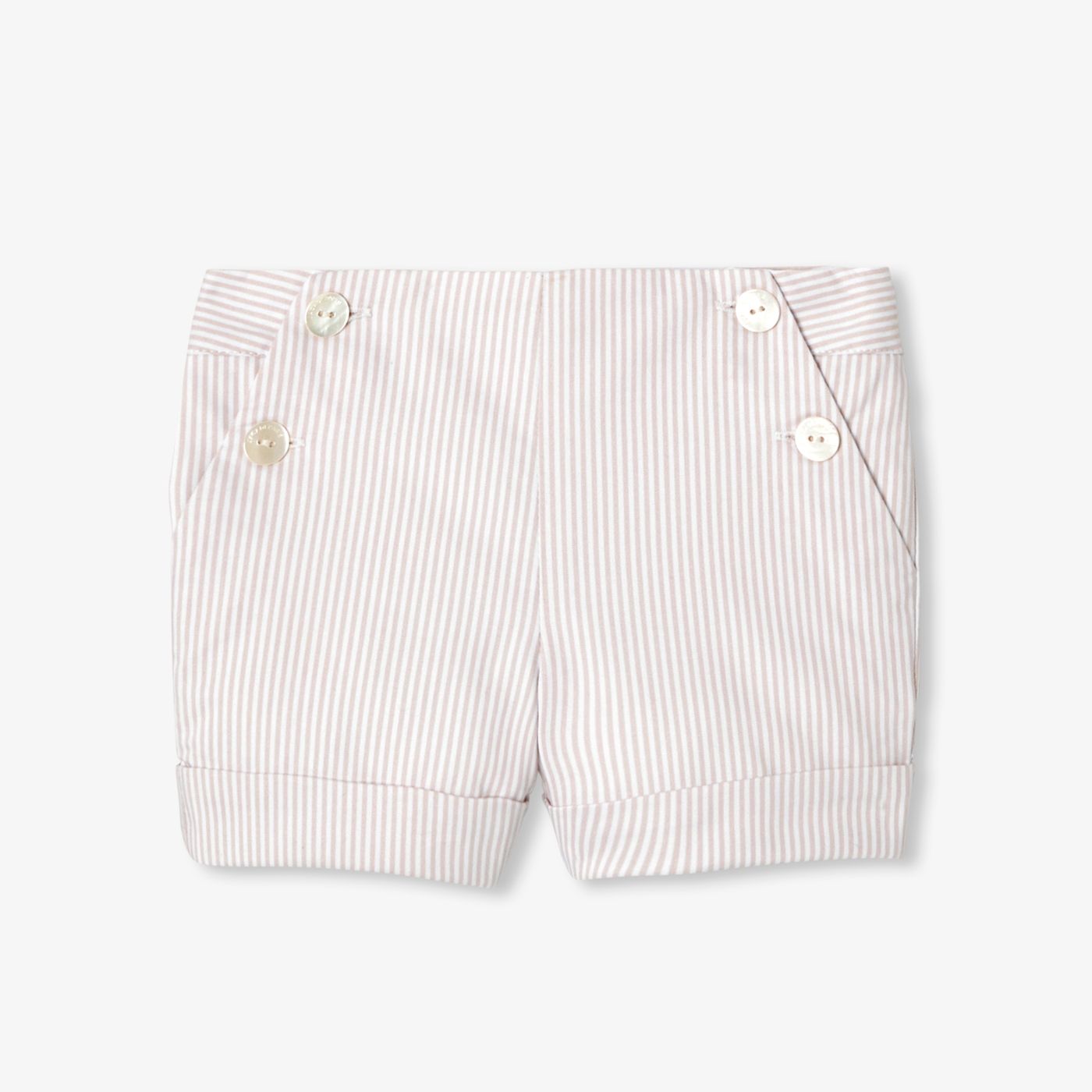Shorts Alla Marinara Baby Boy - White/Beige