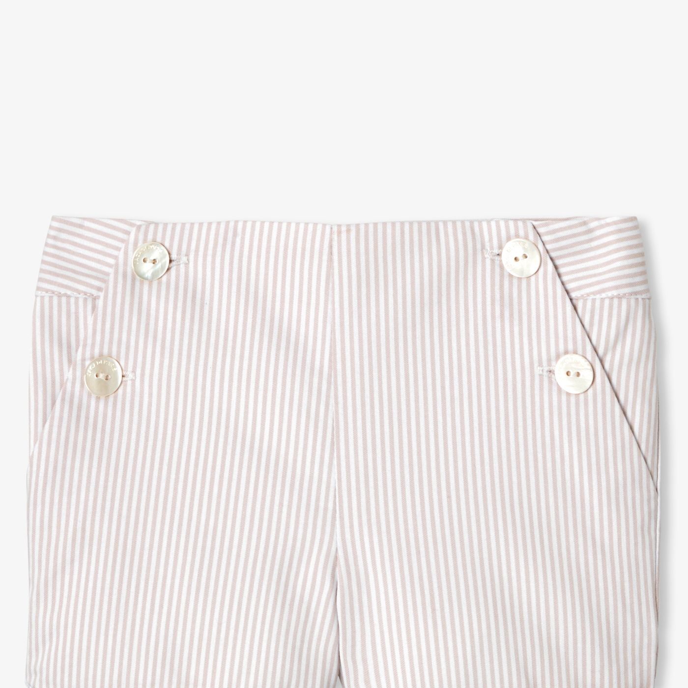 Shorts Alla Marinara Baby Boy - White/Beige