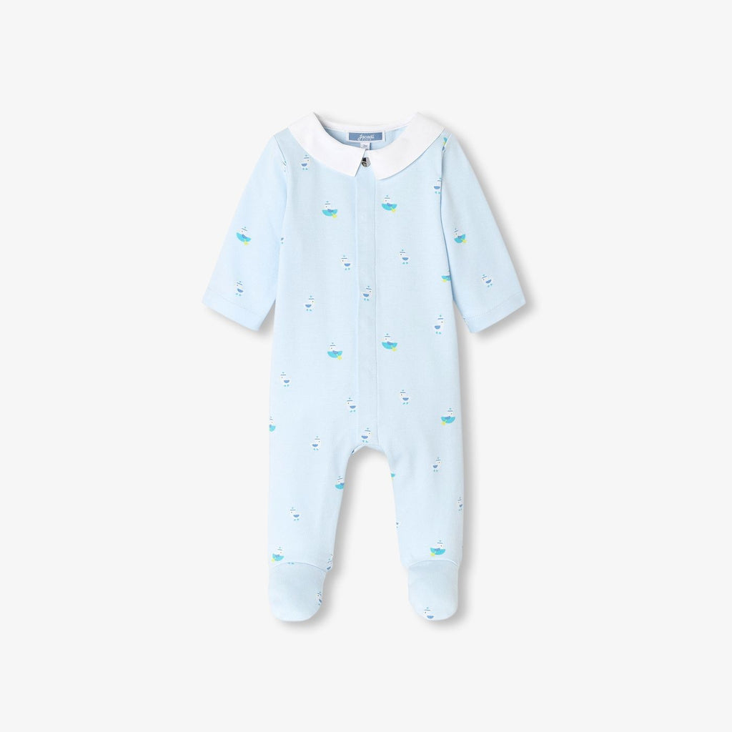 Pyjamas in Cotton Interlock Baby Boy - Blue/Multicolour