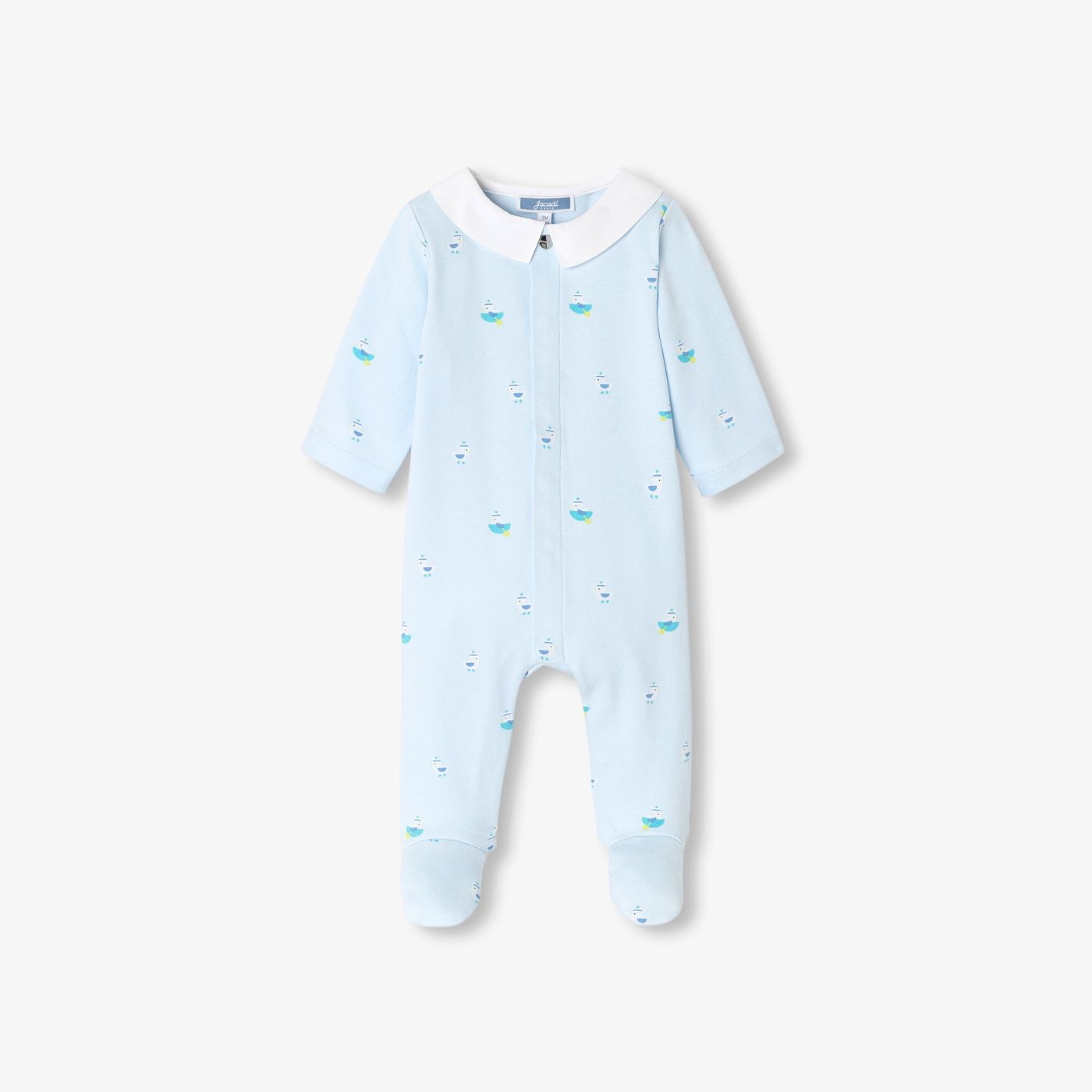 Pyjamas in Cotton Interlock Baby Boy - Blue/Multicolour