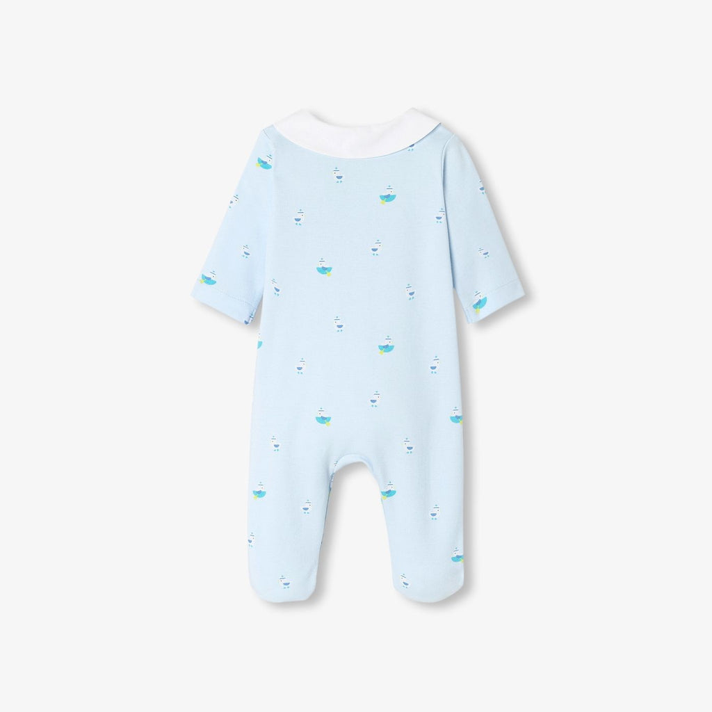 Pyjamas in Cotton Interlock Baby Boy - Blue/Multicolour