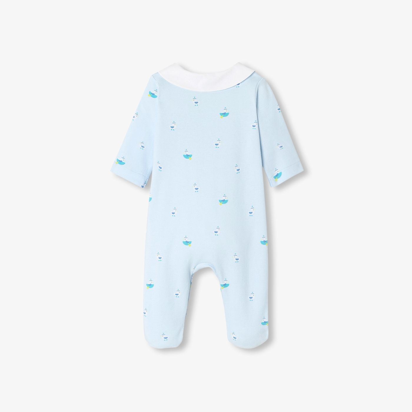 Pyjamas in Cotton Interlock Baby Boy - Blue/Multicolour