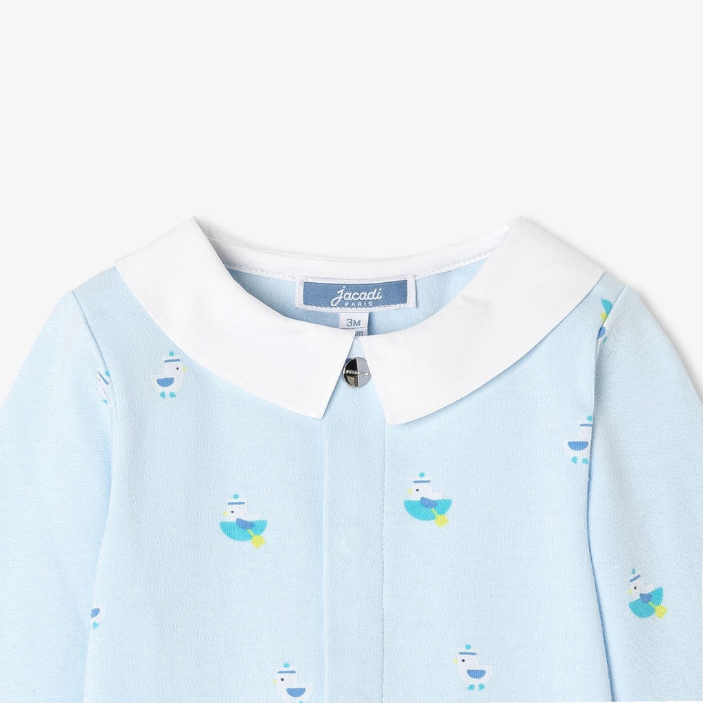 Pyjamas in Cotton Interlock Baby Boy - Blue/Multicolour