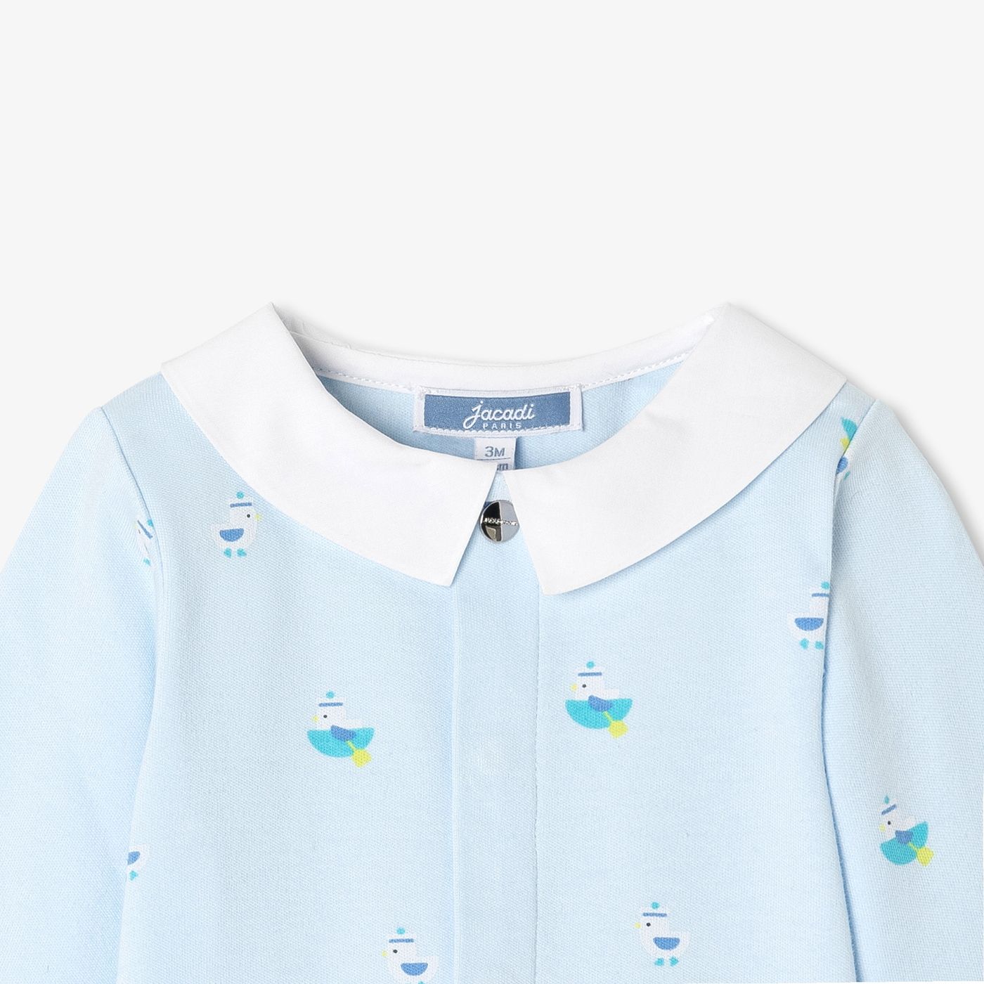 Pyjamas in Cotton Interlock Baby Boy - Blue/Multicolour