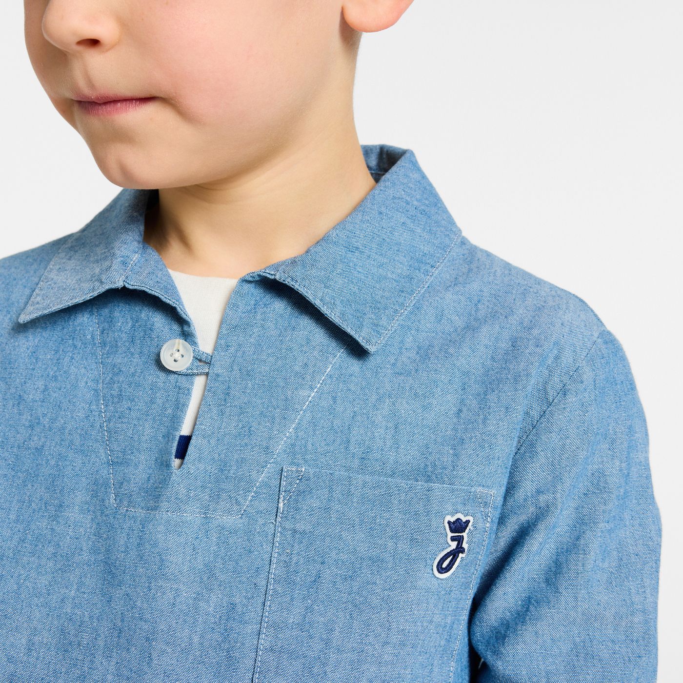 Shirt in Cotton Chambray Boy