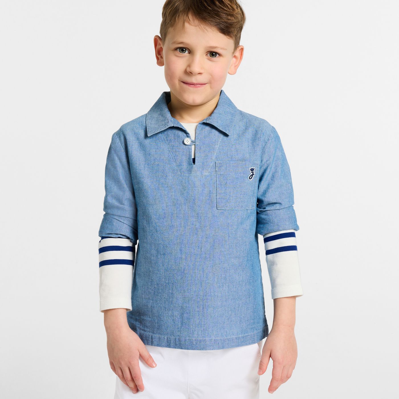 Shirt in Cotton Chambray Boy