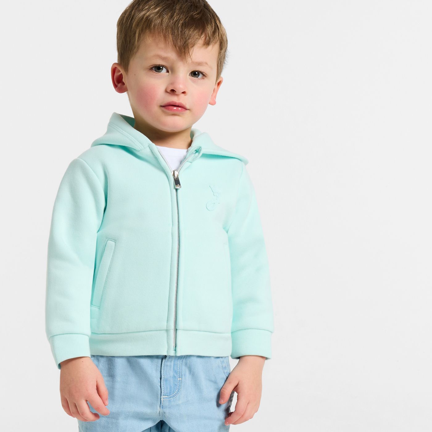 Baby zip-up fleece sweatshirt