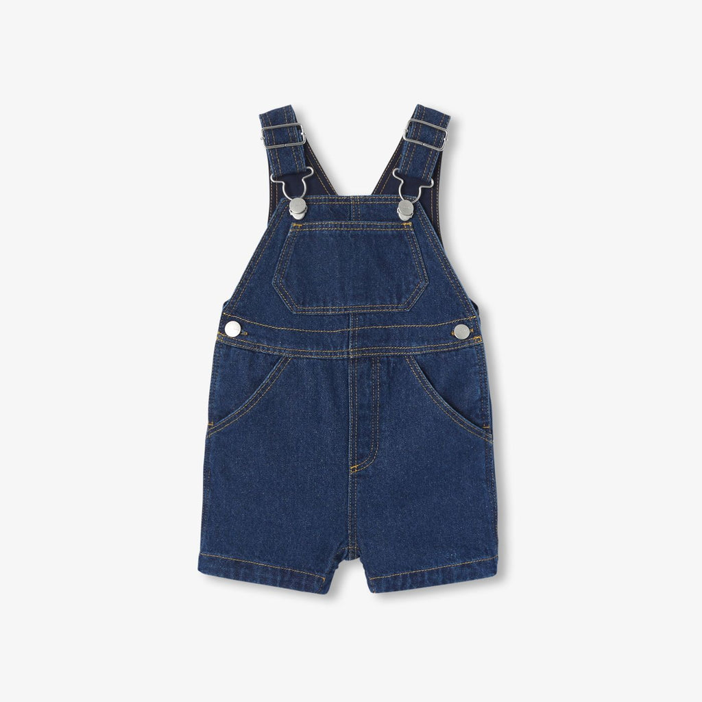 Short Dungarees in Jeans Baby Boy - Light Denim