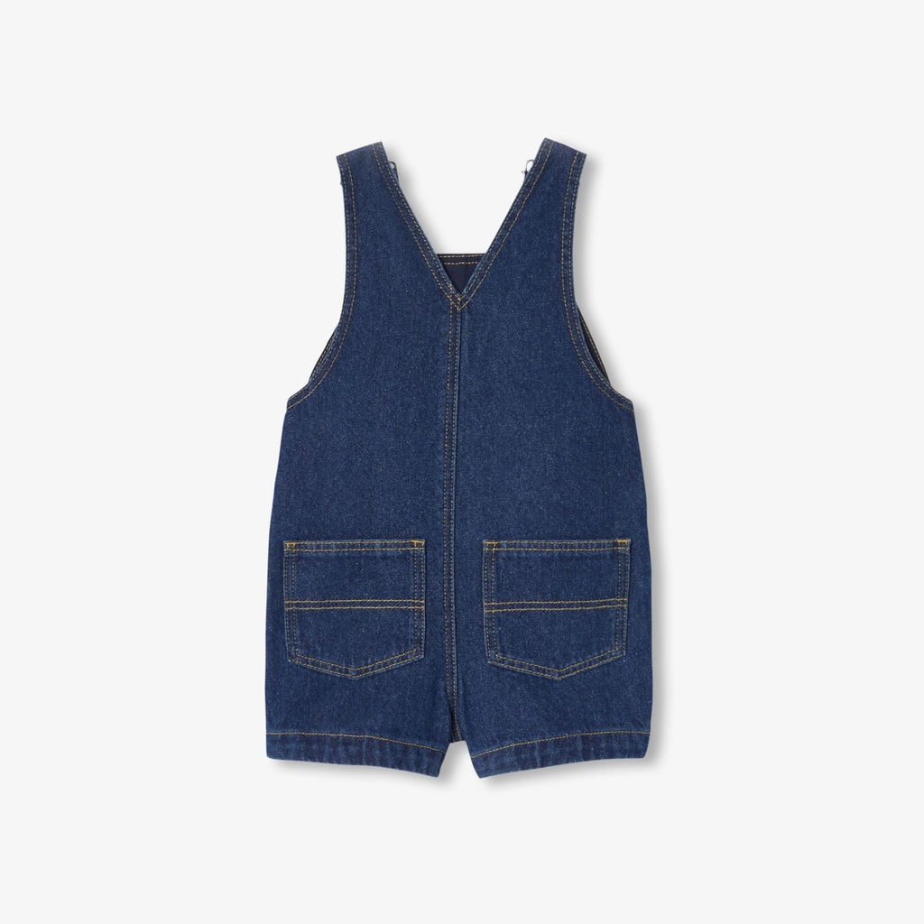 Short Dungarees in Jeans Baby Boy - Light Denim