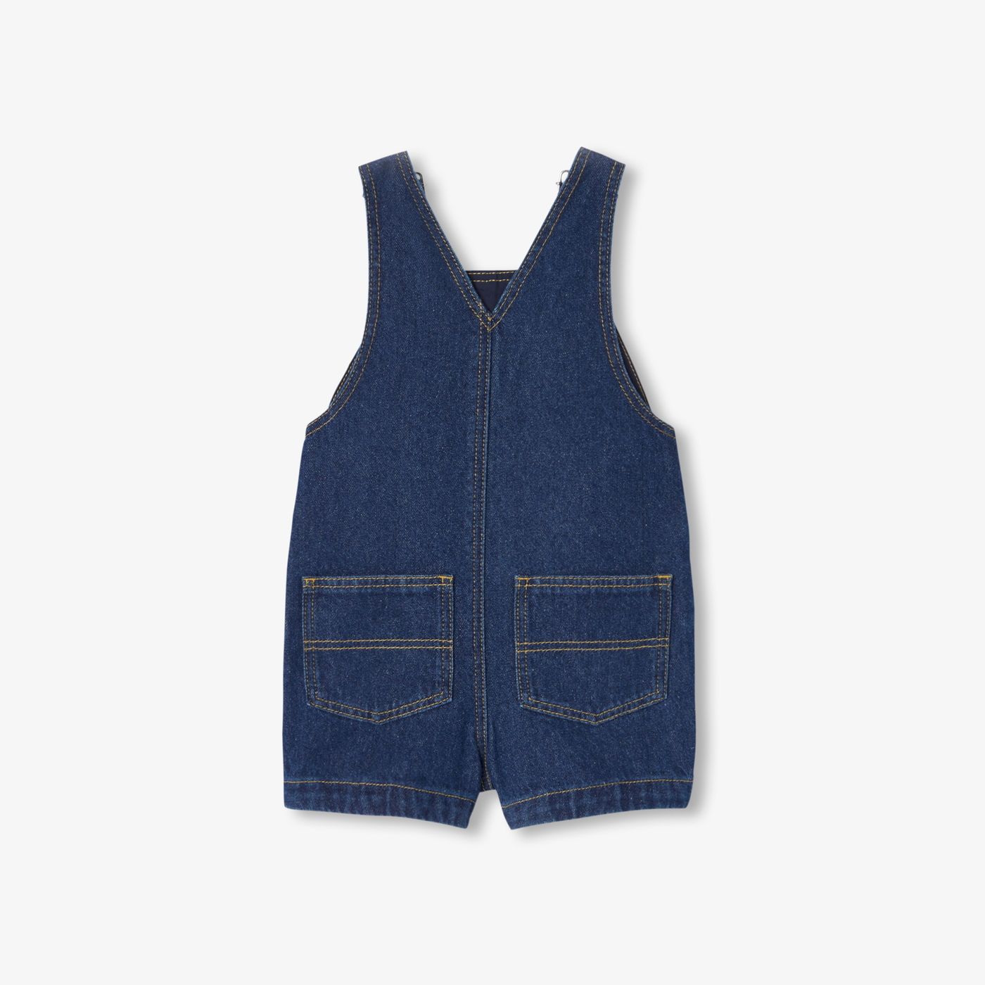 Short Dungarees in Jeans Baby Boy - Light Denim