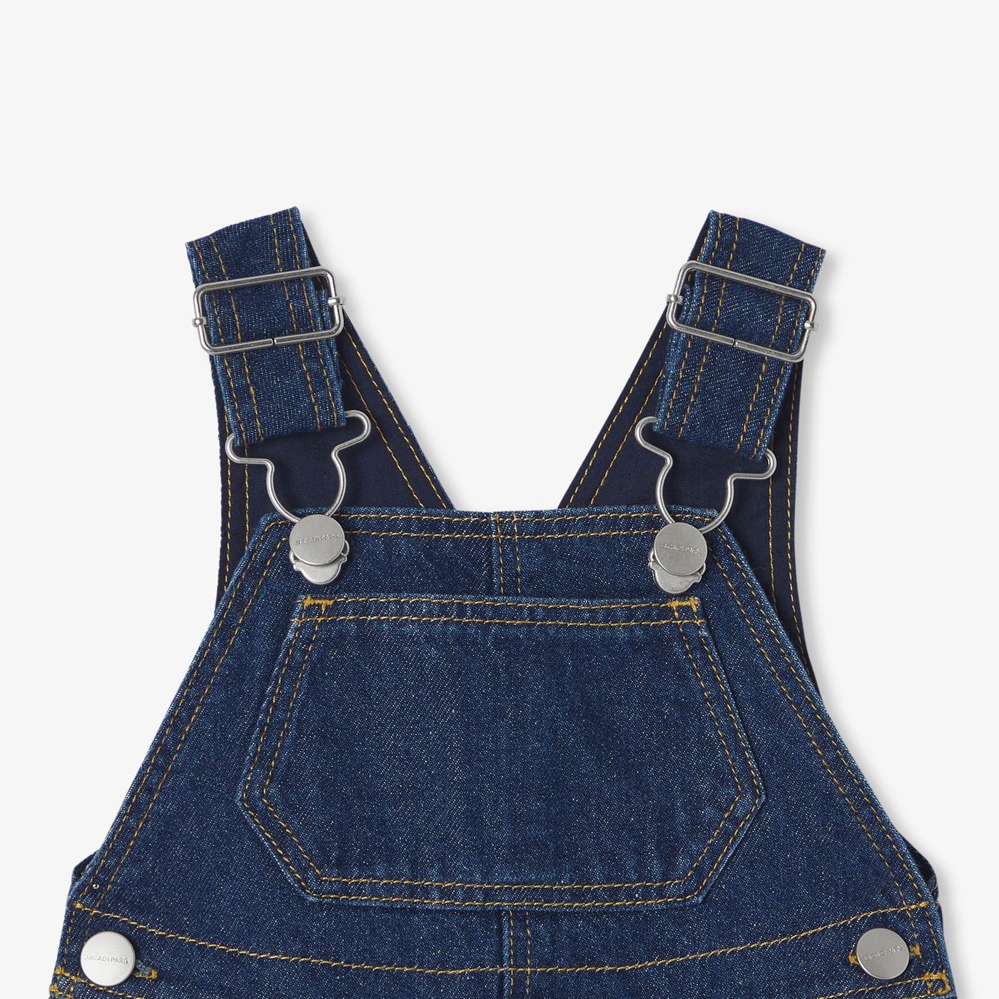 Short Dungarees in Jeans Baby Boy - Light Denim