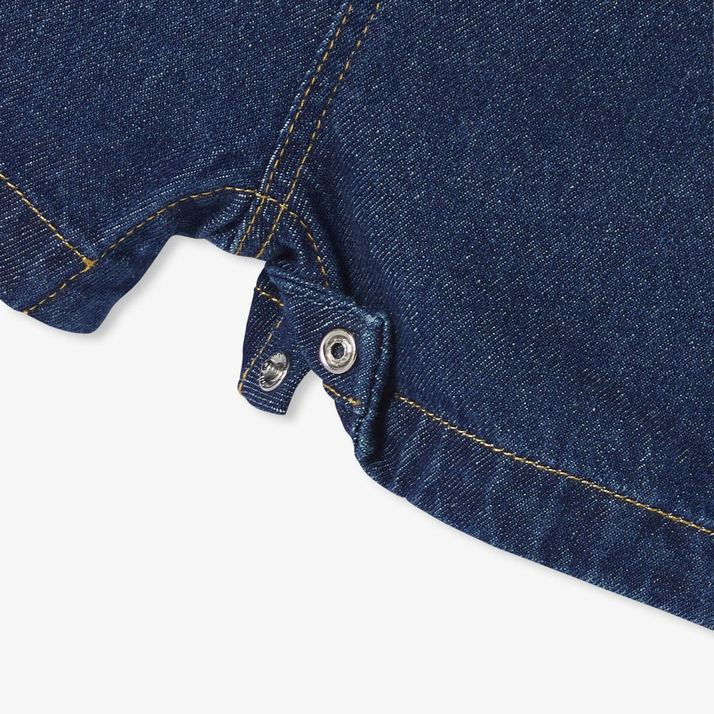 Short Dungarees in Jeans Baby Boy - Light Denim