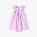 Baby girl poplin dress - Lilac