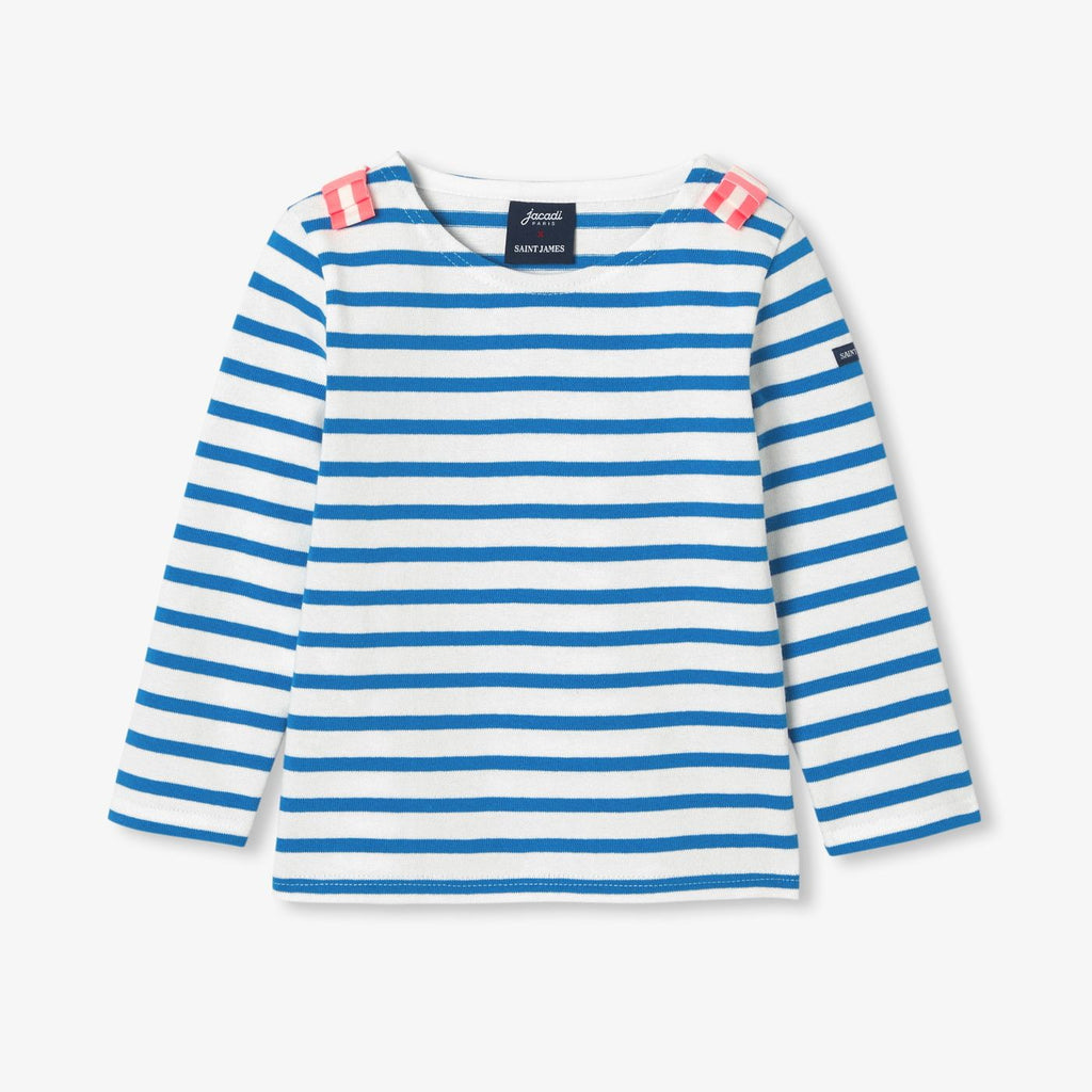 T-shirt Marinara Jacadi x Saint James Girl - White/Light Blue