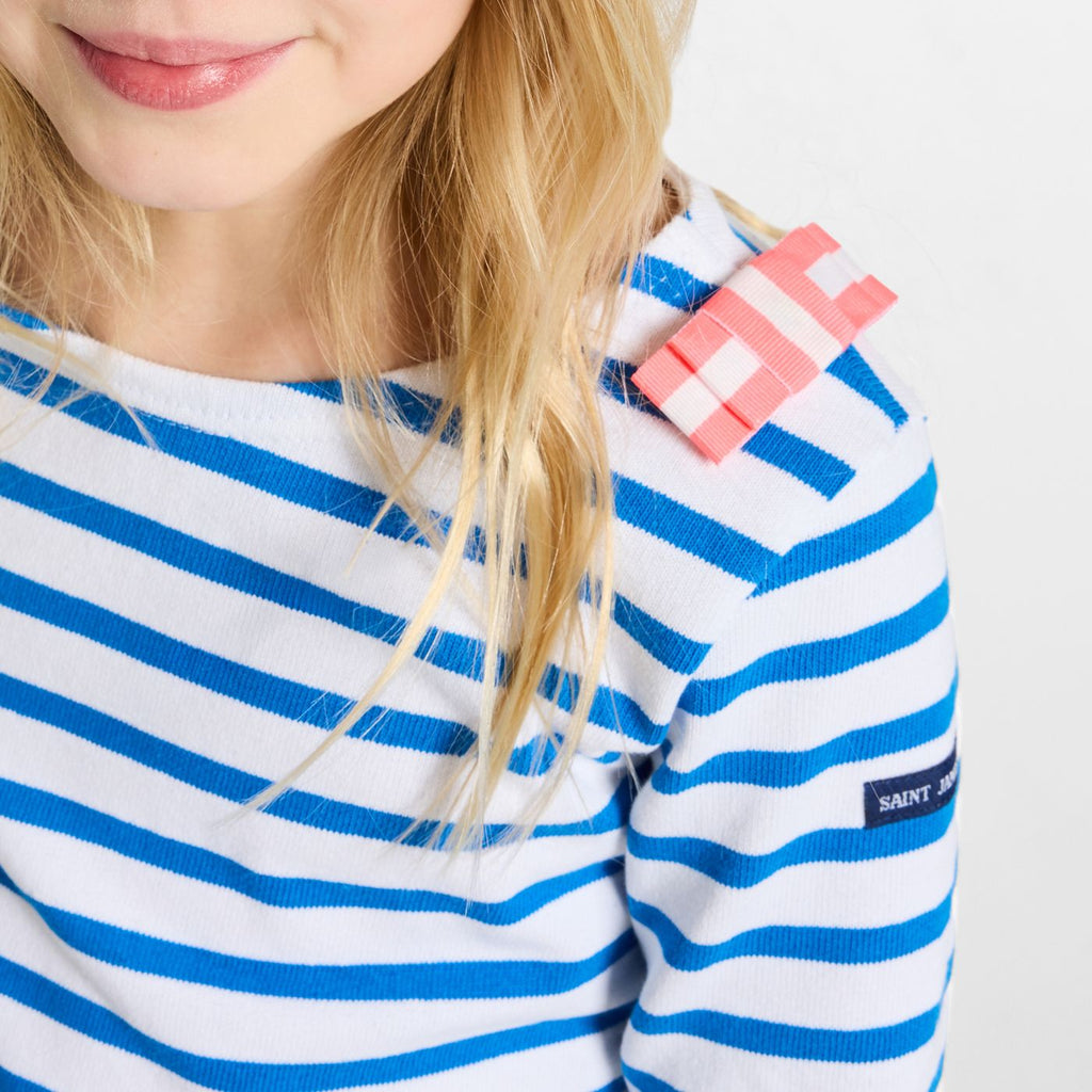 T-shirt Marinara Jacadi x Saint James Girl - White/Light Blue