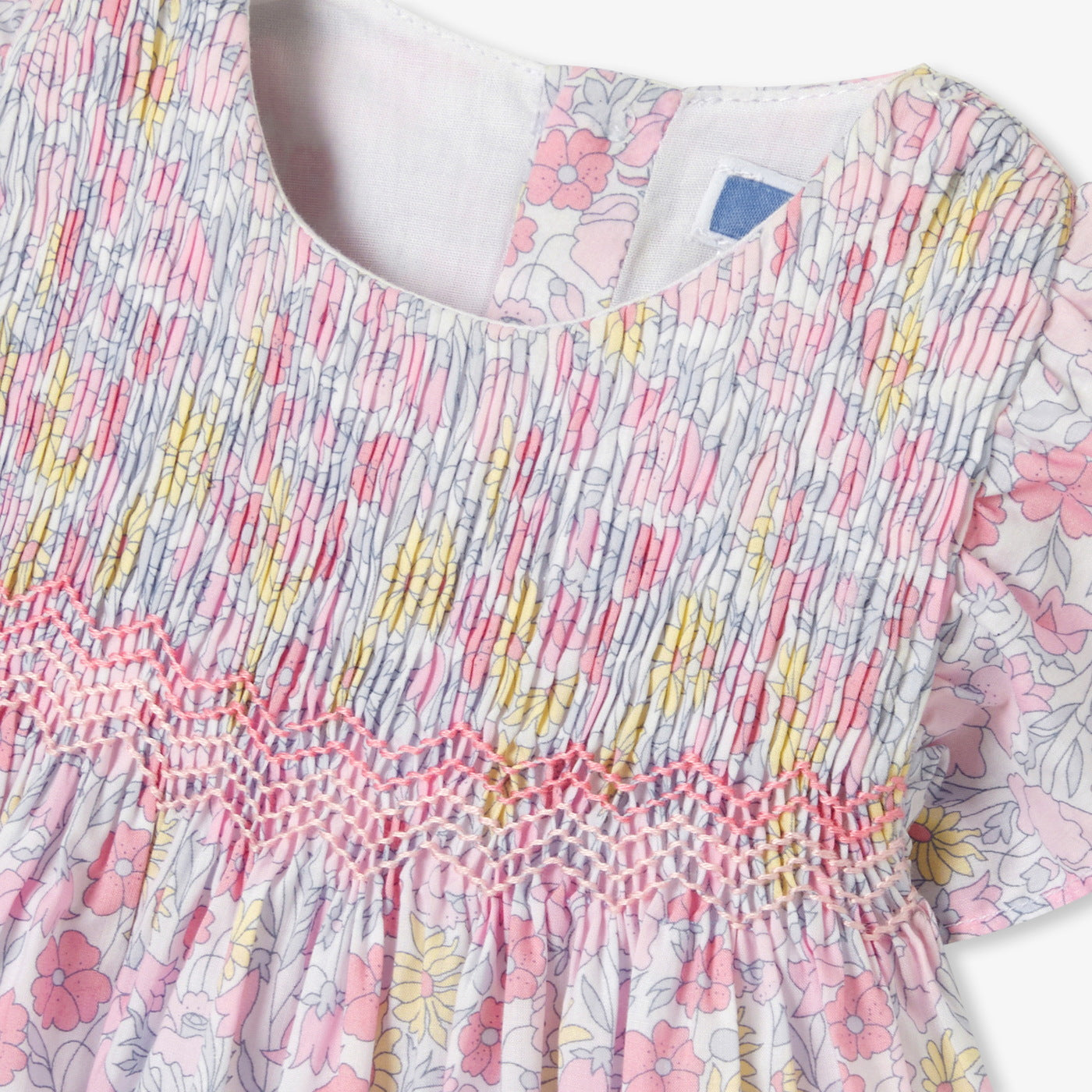 Dress in Liberty Fabric Baby Girl - Multicolour