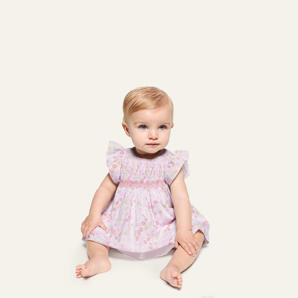 Dress in Liberty Fabric Baby Girl - Multicolour