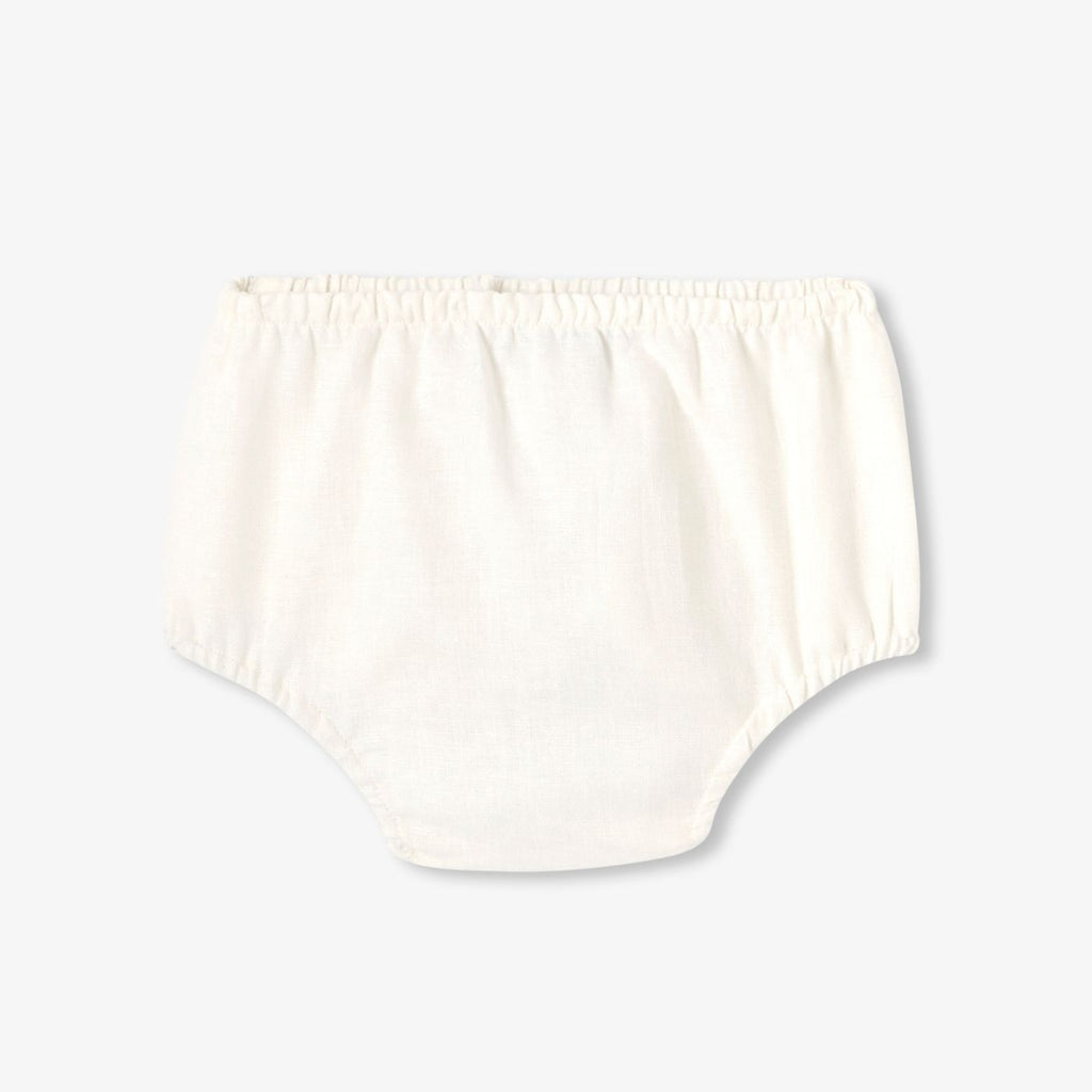 Dress in Linen Baby Girl - Jacadi Sweet White