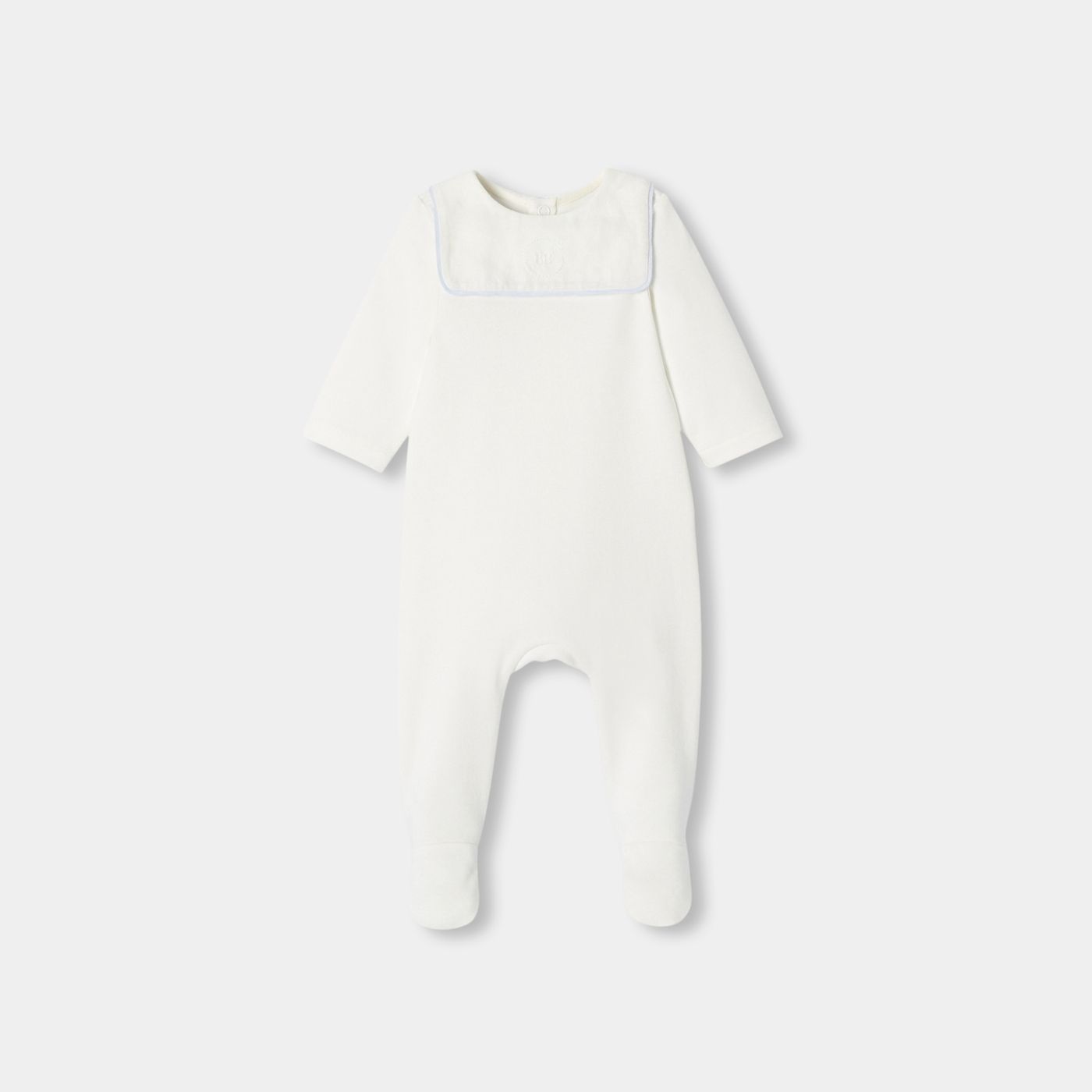 Baby boy cotton interlock pyjamas - Jacadi Sweet White