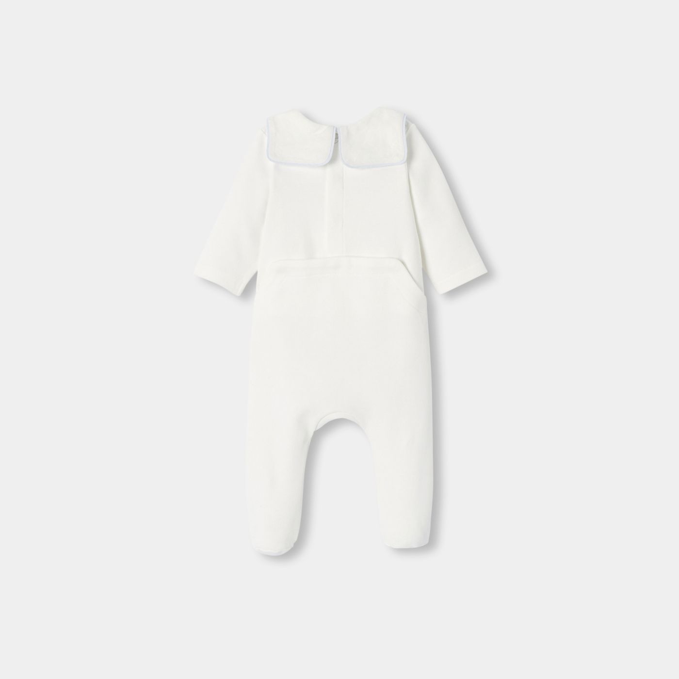 Baby boy cotton interlock pyjamas - Jacadi Sweet White