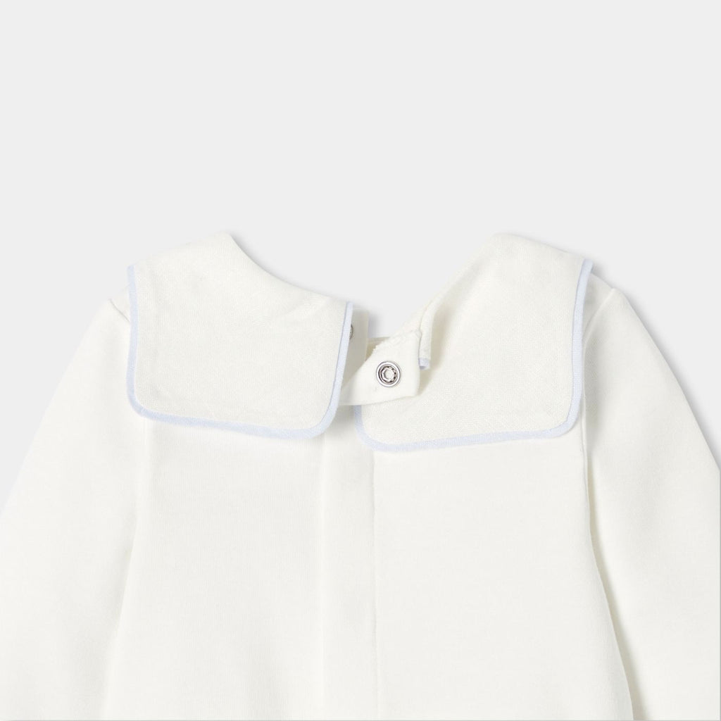 Baby boy cotton interlock pyjamas - Jacadi Sweet White