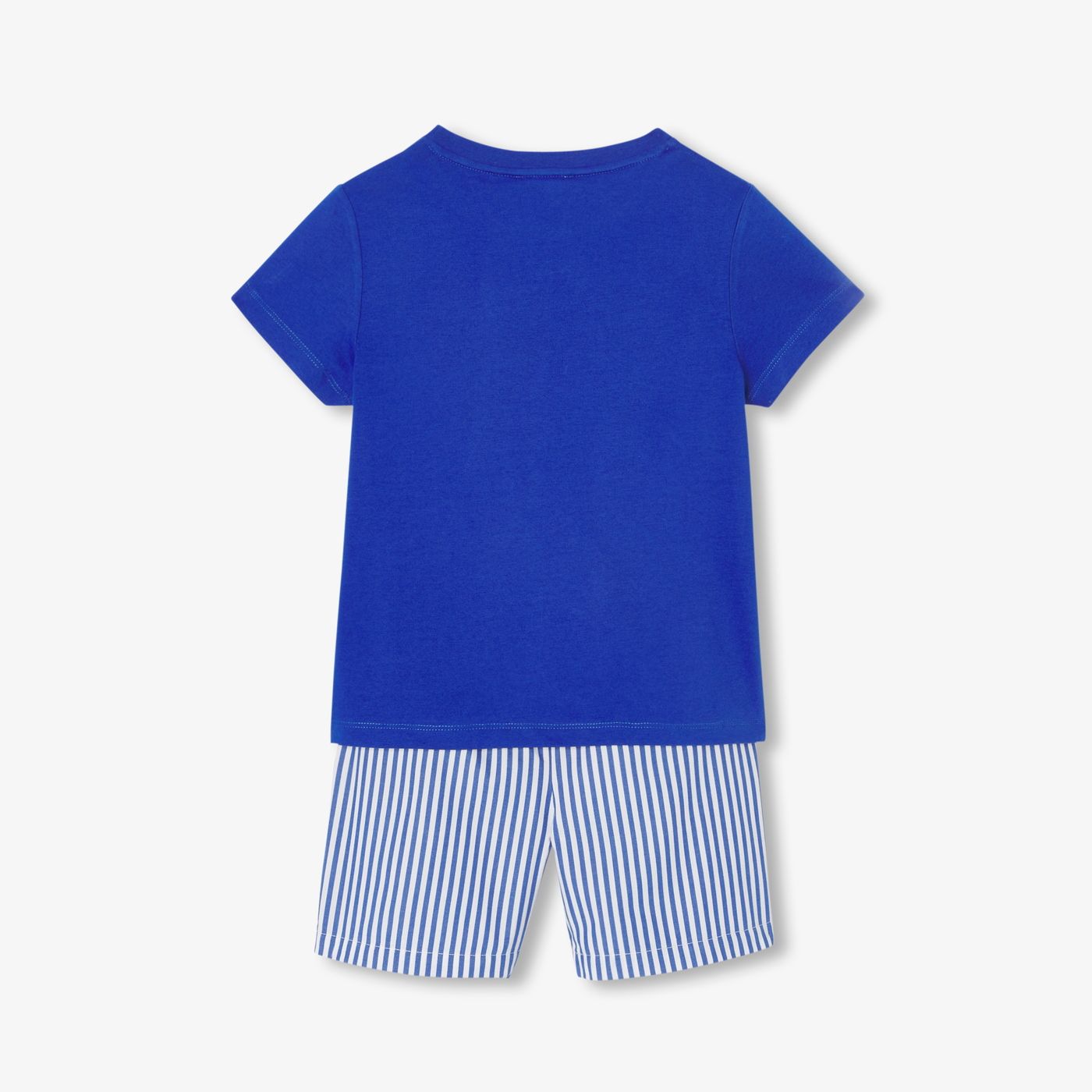 Boy cotton short pyjamas - Blue/White
