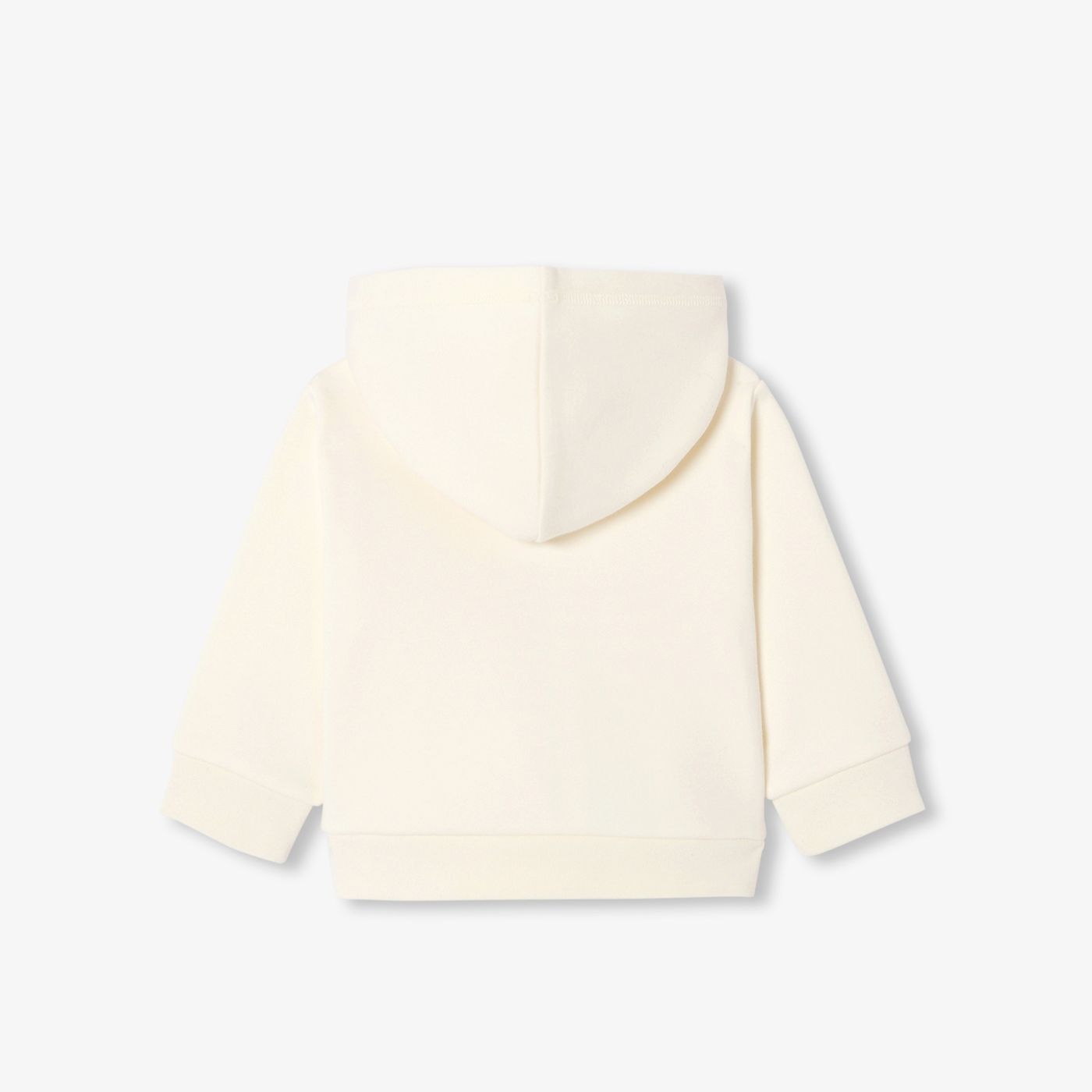 Baby boy zip-up sweatshirt top - Rope Beige