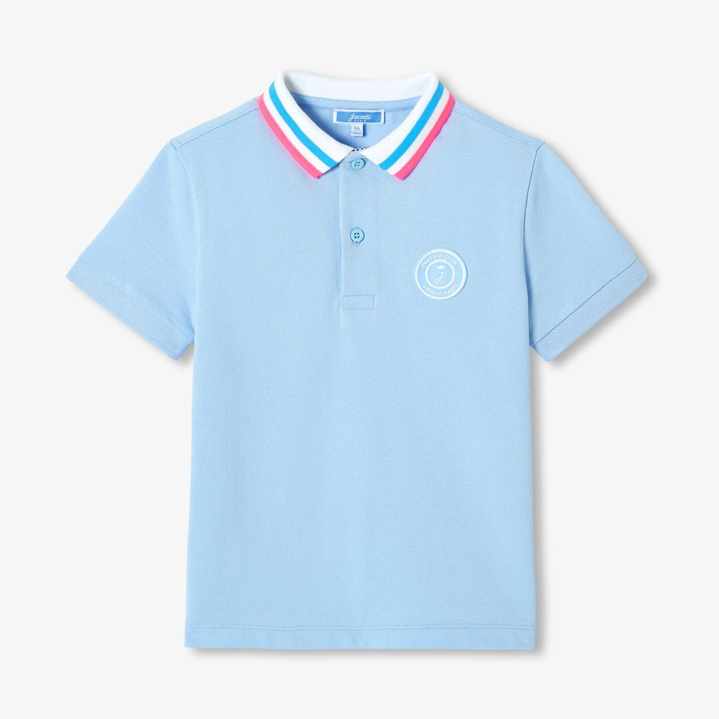Boy mini piqué cotton polo shirt shirt