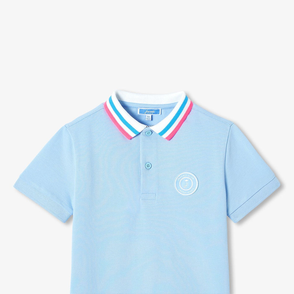 Boy mini piqué cotton polo shirt shirt