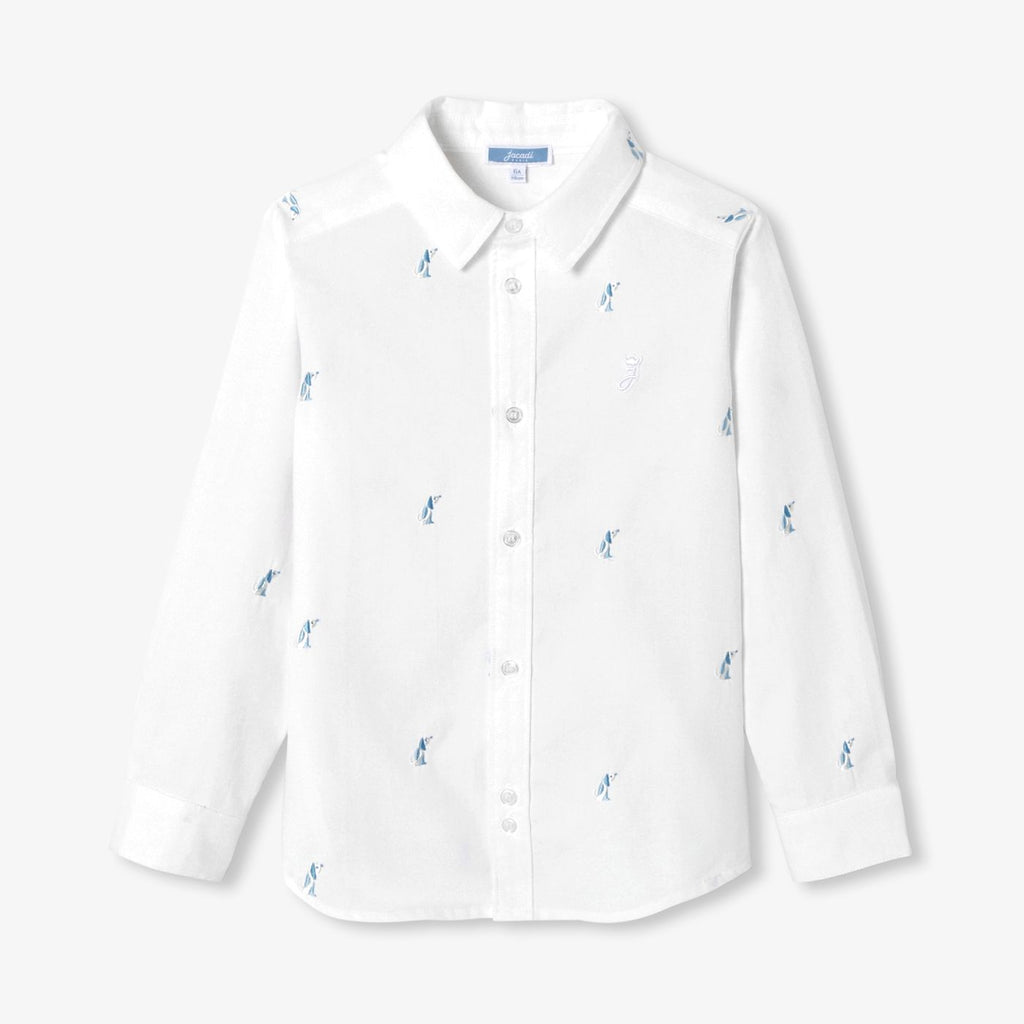 Boy printed Oxford shirt