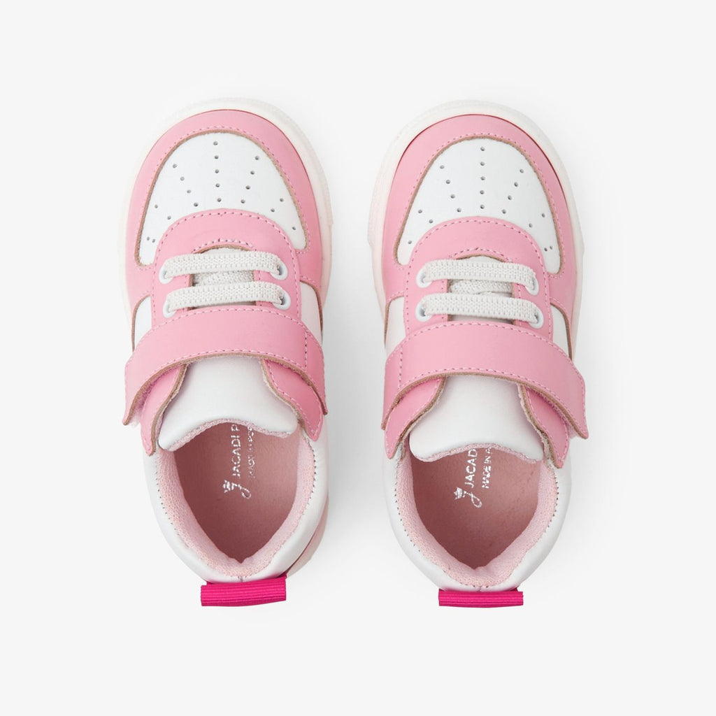 Sneakers Baby Girl in Leather - Pink