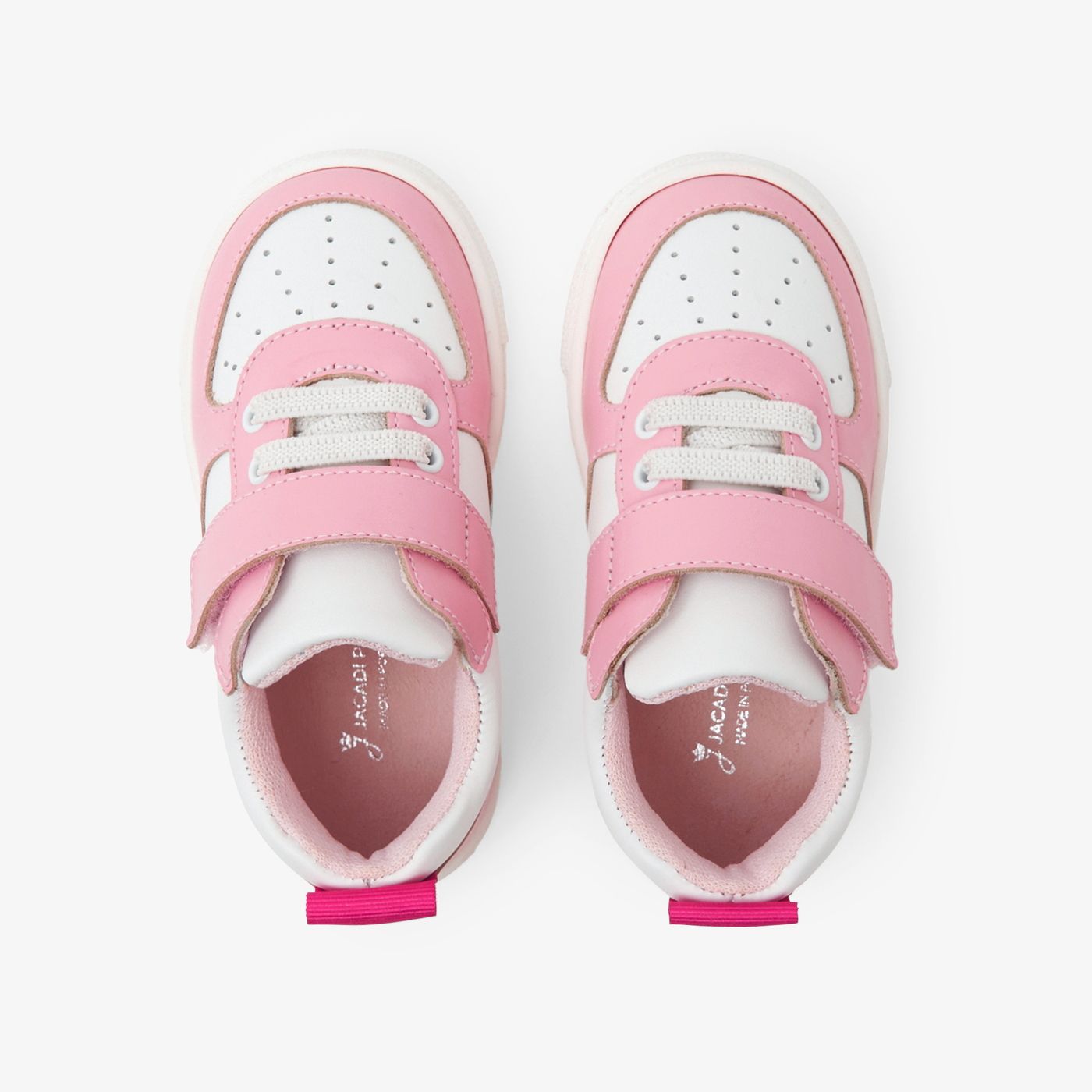 Sneakers Baby Girl in Leather - Pink