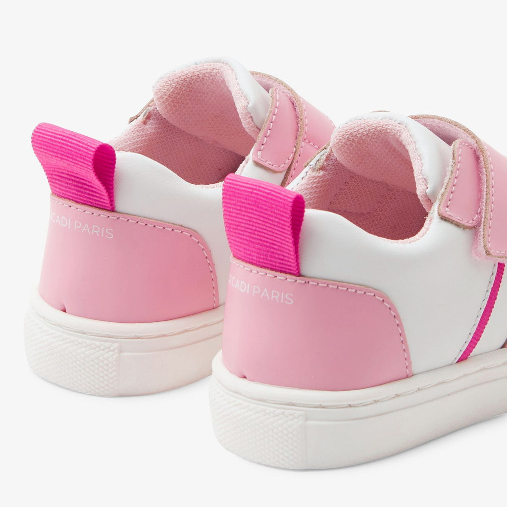 Sneakers Baby Girl in Leather - Pink