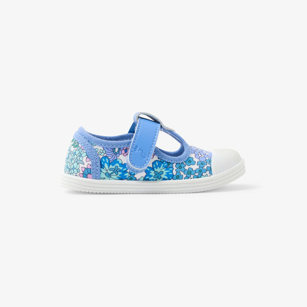 Canvas Sandals Baby Girl - White/Light Blue