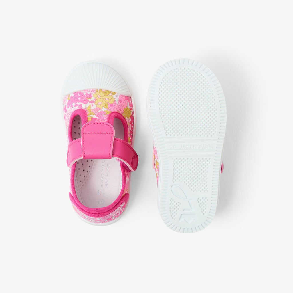 Baby girl canvas sandals