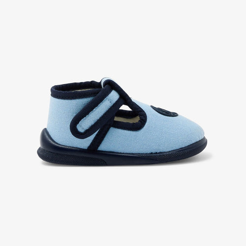 Baby boy cotton canvas shoes - Light Blue