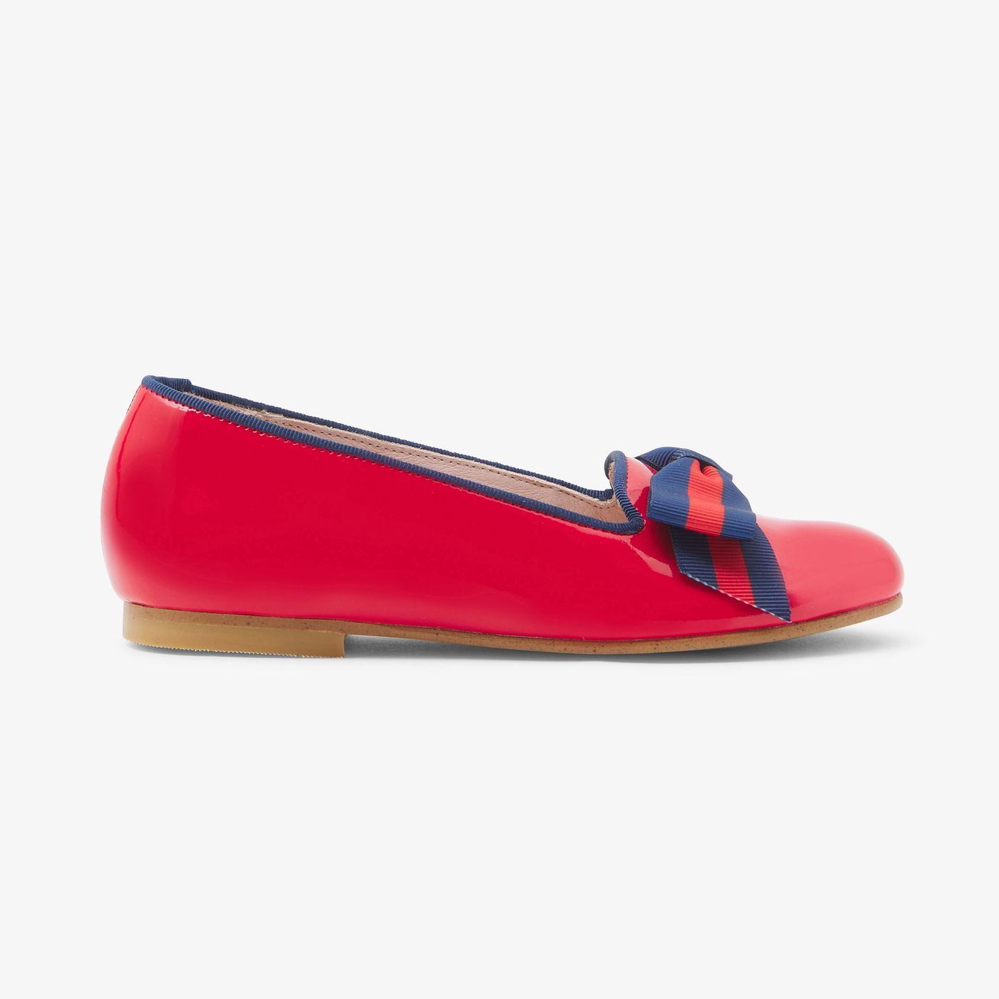 Ballerina Flats Baby Girl in Patent Leather - Rosso Jacadi