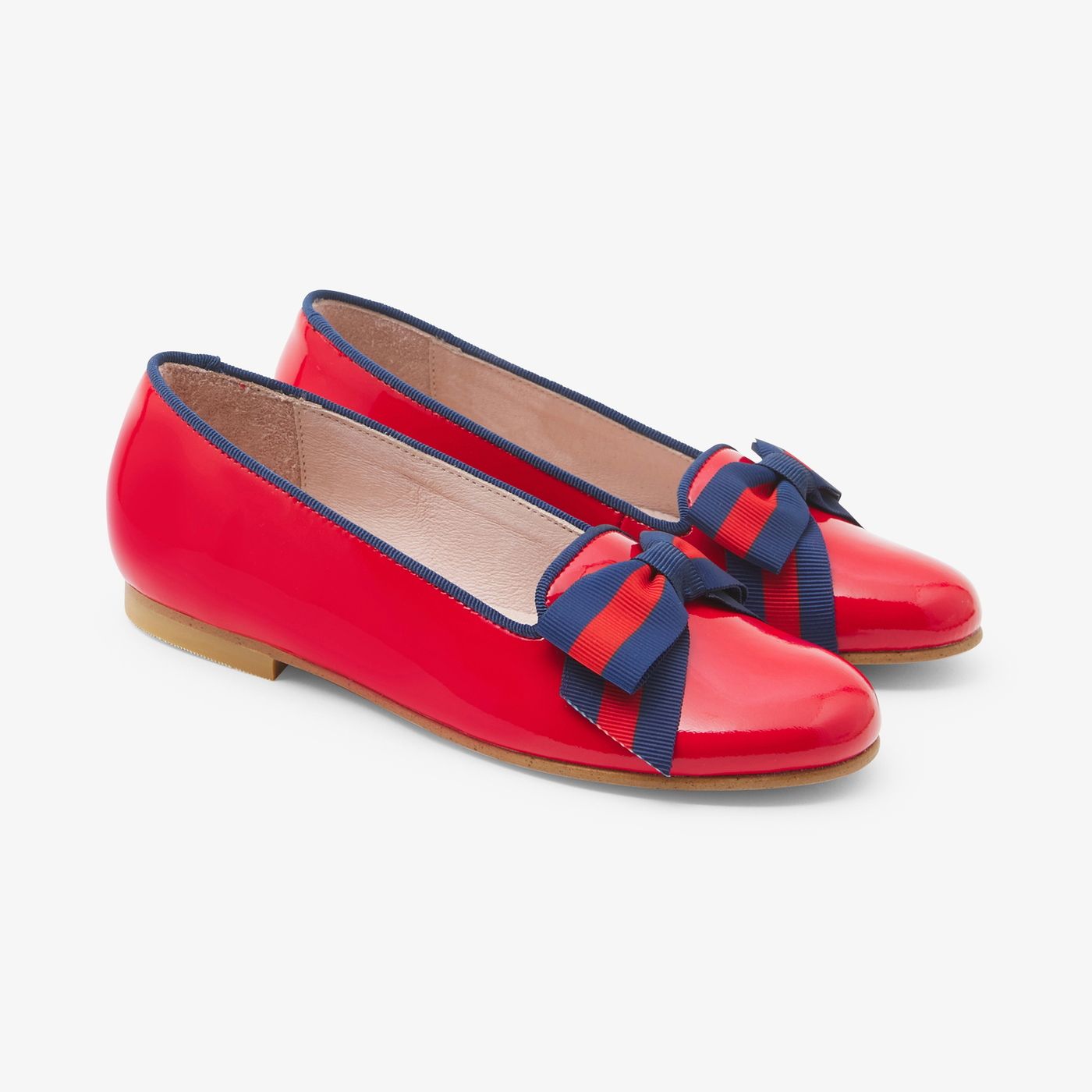 Ballerina Flats Baby Girl in Patent Leather - Rosso Jacadi