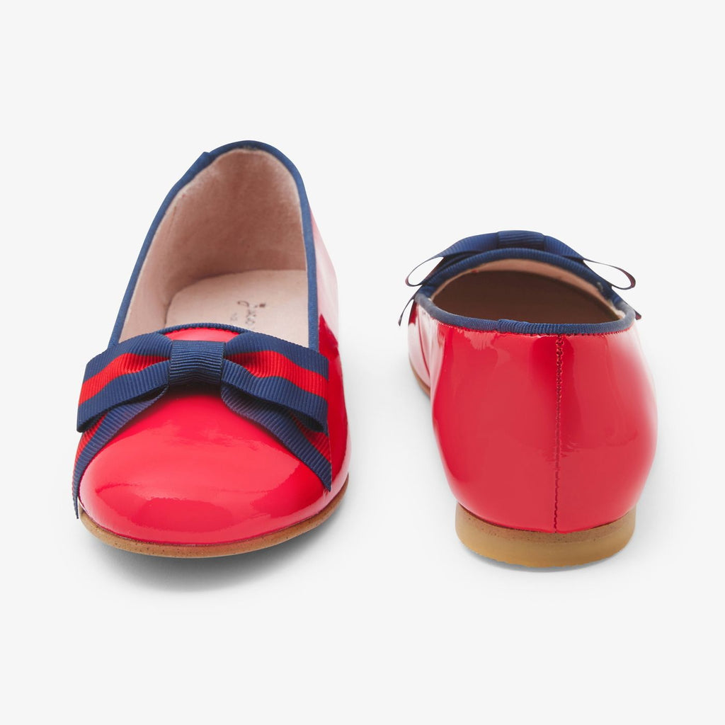 Ballerina Flats Baby Girl in Patent Leather - Rosso Jacadi