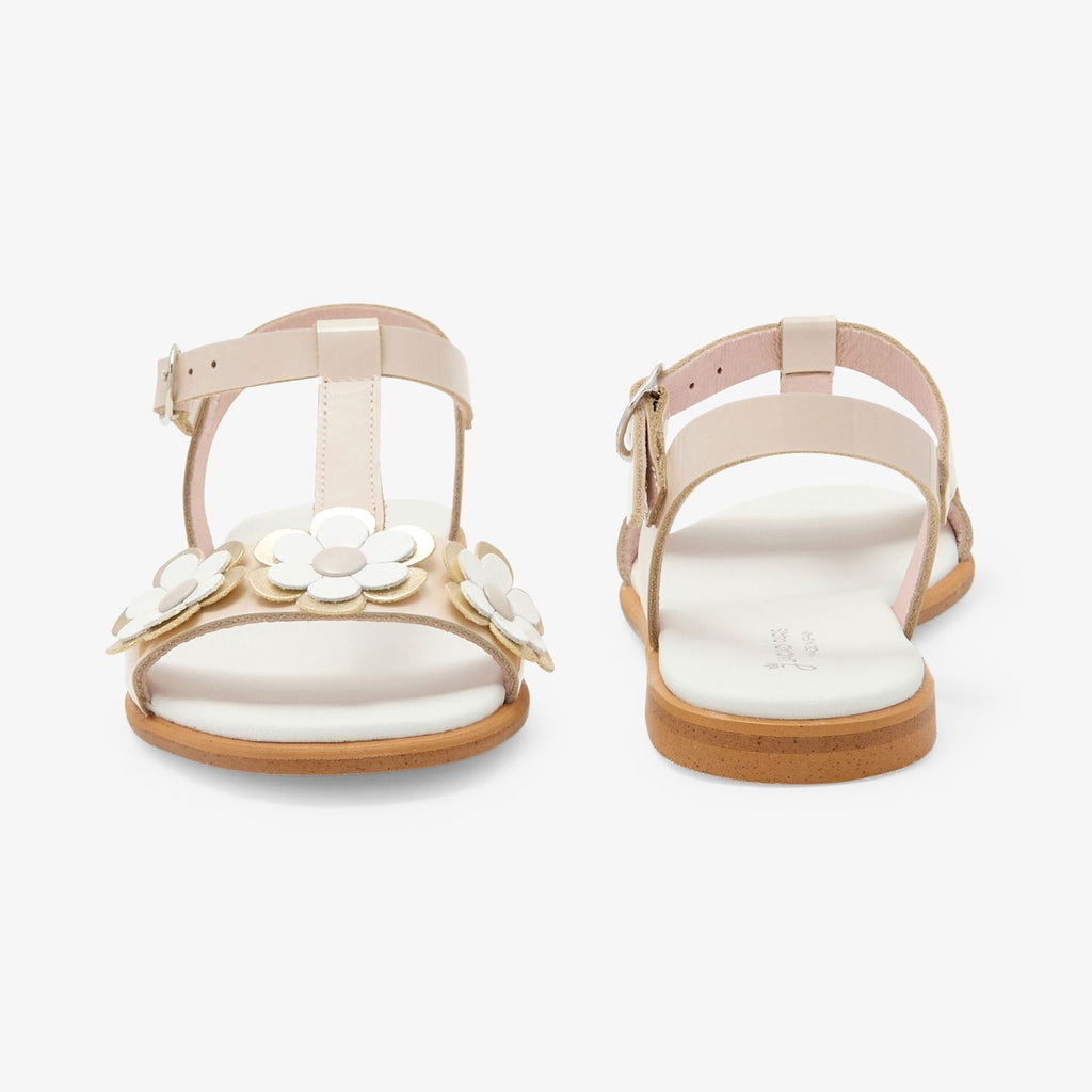 Patent Leather Sandals Girl - White/Multicolour