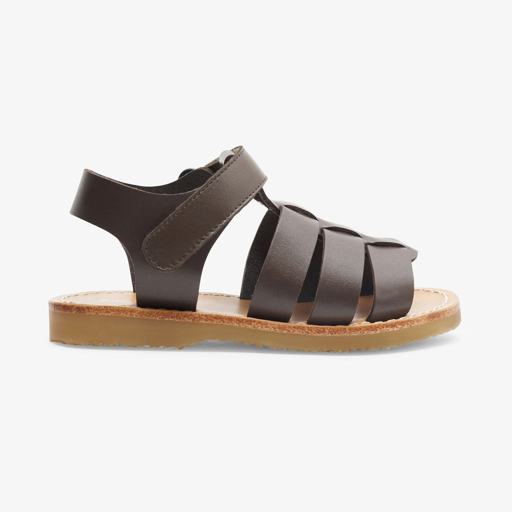 Boy leather sandals - Brown