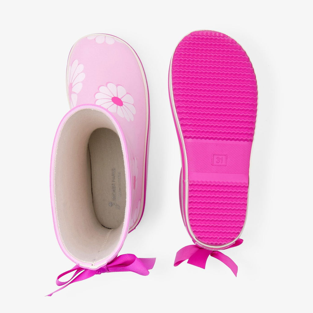 Girl rain boots - White/Pink