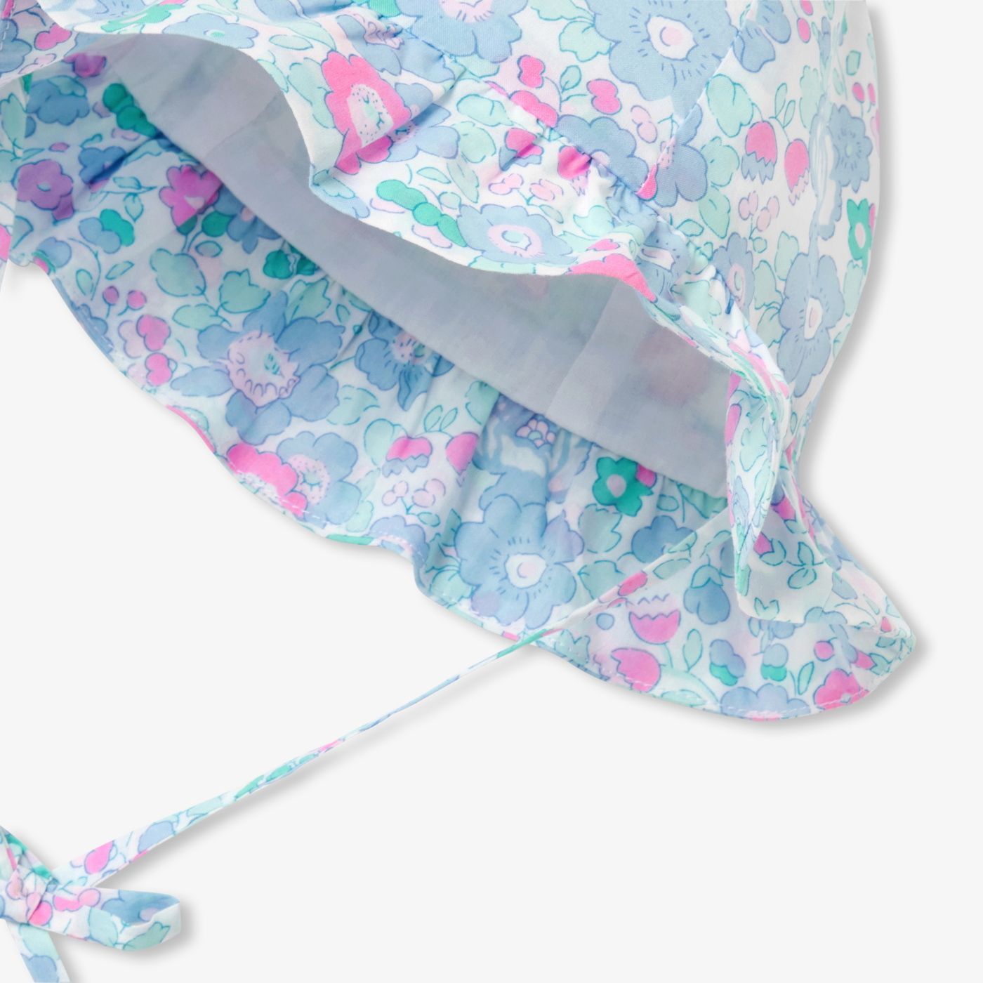 Hat in Liberty Fabric Baby Girl - Multicolour